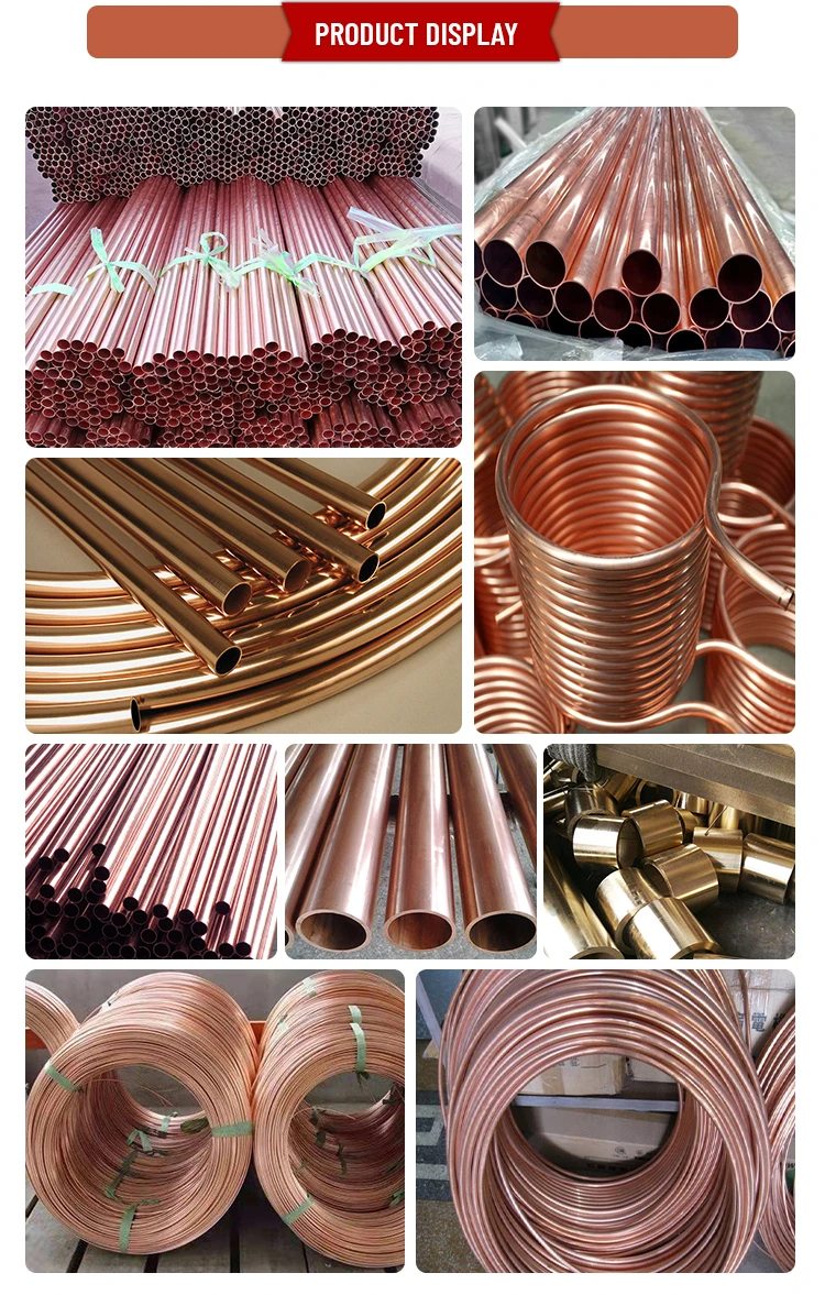 Wholesale High Quality Astm C11000 C12700 C10200 Copper Pipe/tube