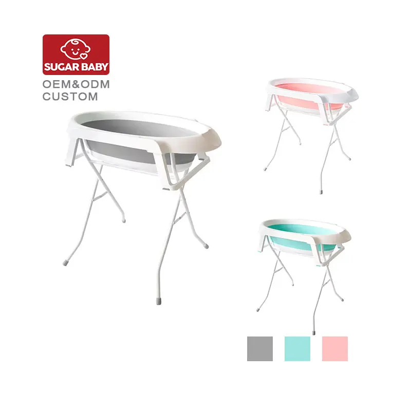 Kids Bathtub With Stainless Anti Rusting Stand Popular Drain Pipe Set Baby Bath Tub