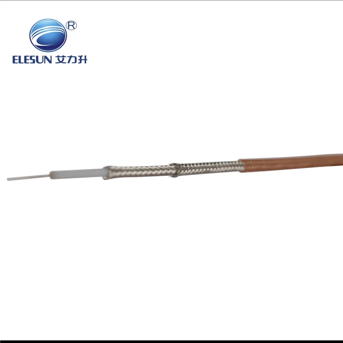 Good Quality RG400 High Temperature Coaxial Cable Double Braiding Shield Communication Cabling