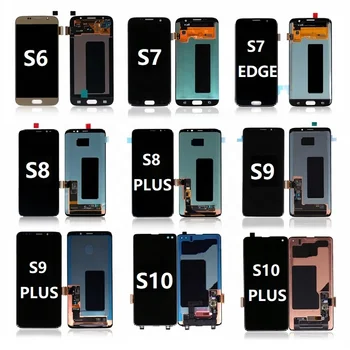 Replacement LCD S7 Edge Display Screen Touch For Samsung For Galaxy S3 S4 S5 S6 S21 Edge S8 S9 S10 S20 S21 S22 Plus Ultra S10e
