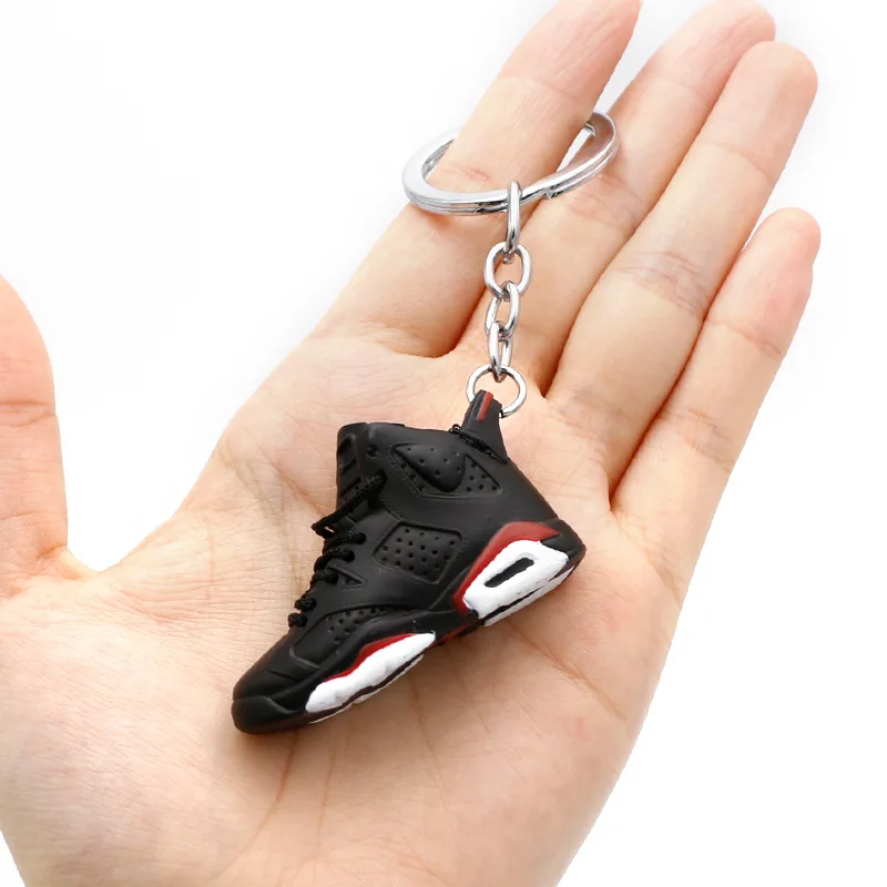 Famous Keychains Wholesale Famous Brands 3d Mini Sneaker Shoes Keychain Rubber Pvc ...