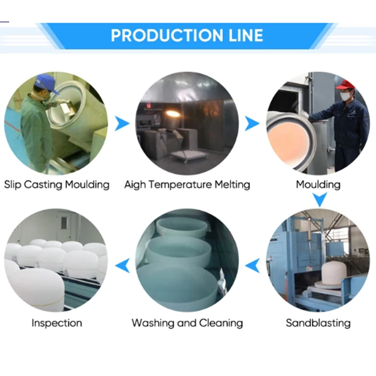 Кварцевые чаши для пения 8-14