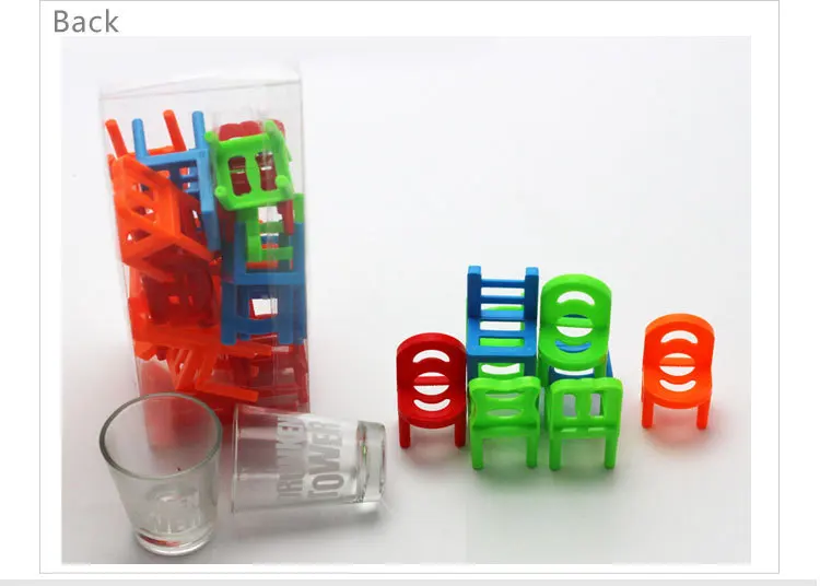 Hot Selling Drinking Game For Party Balance Stacking Chairs Drinking
