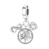 silver.Otc1561 - Ciondolo infinito albero della vita "Love Life"