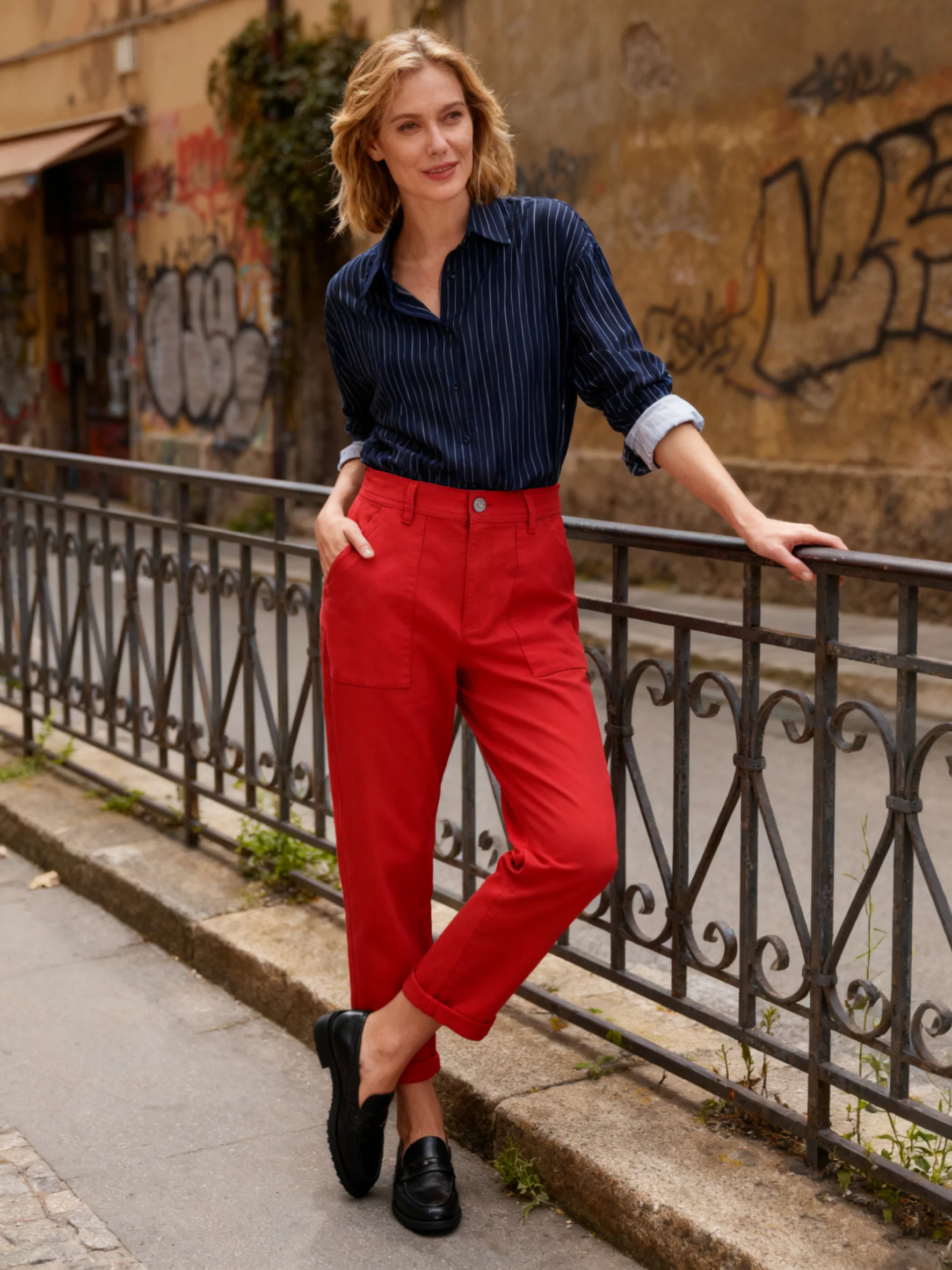 New Women's Casual Loose and Versatile Trousers