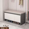 Modelo de tres puertas - gris oscuro - cojín de asiento color caqui blanco - 100 cm