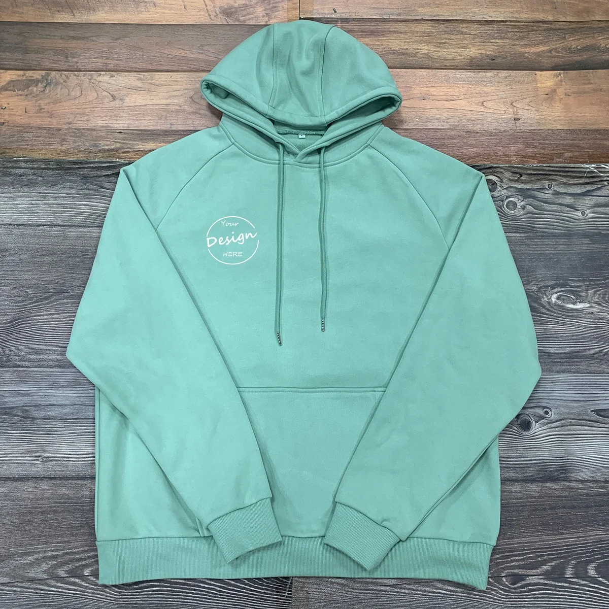 JL1219D OEM 360Gsm Raglan Sleeve Thick Sweatshirt Men’s Causal Drop Shoulder Oversized Pullover Hoodies Without Drawstring