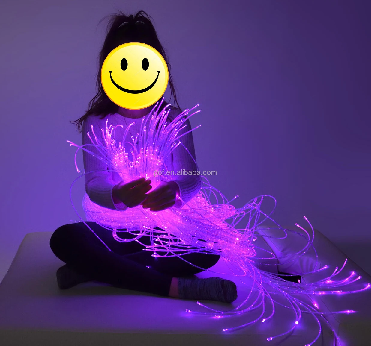 Custom POF Sensory Lights Sparkle Fiber Optic Lighting for Kids/Adults/OEM Available