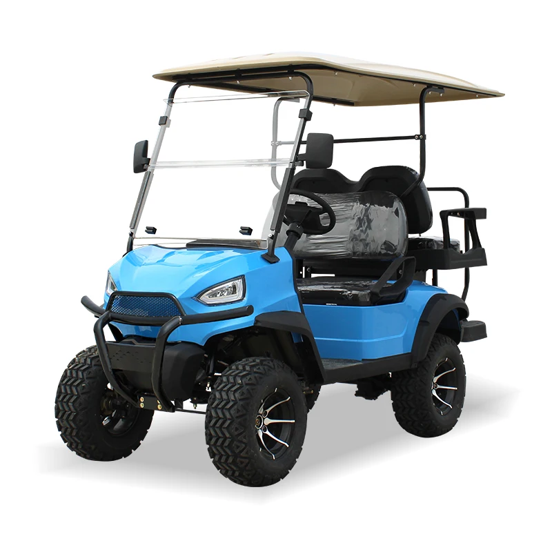 Electric Utility Cart Lifted 4 Seater With 48v5kw Ac Motor - Buy 