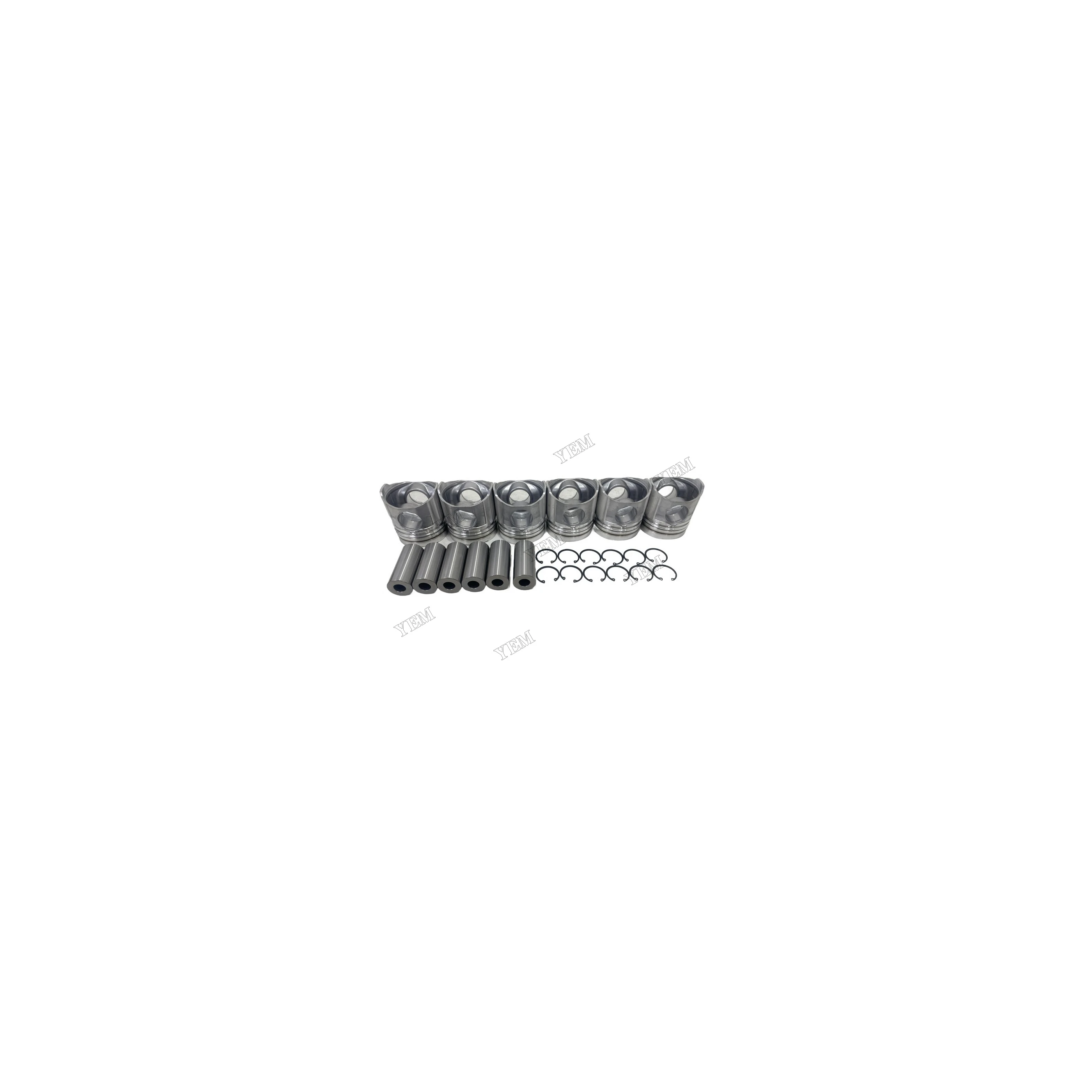 Piston Kit Suitable for Komatsu 6D108 Engine Spare Parts