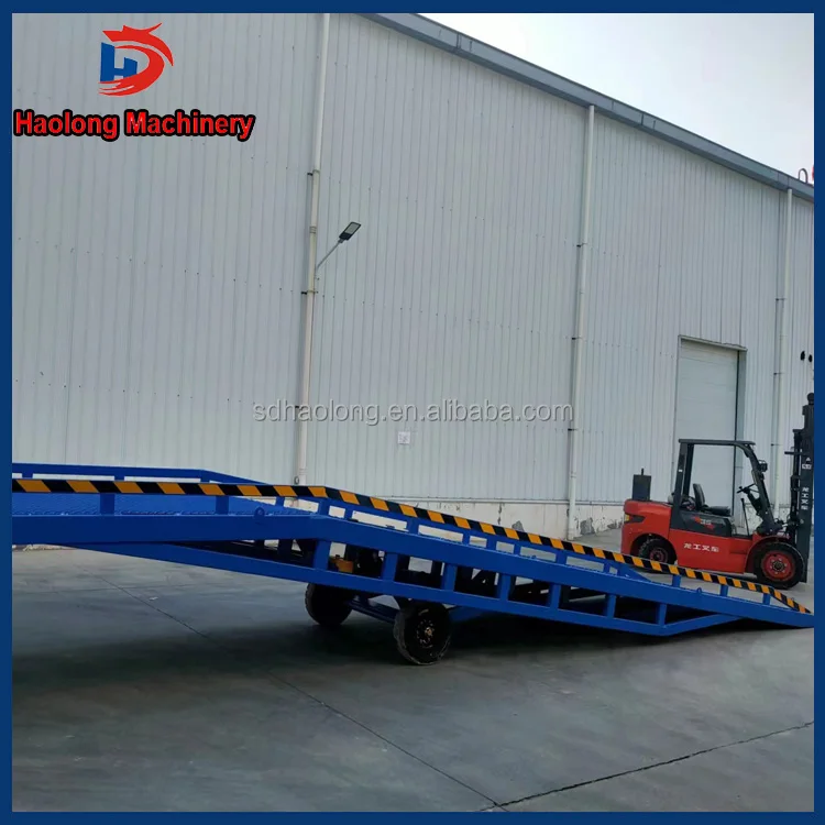 Dock Leveling Ramp Loading And Unloading Platform Loading And Unloading ...