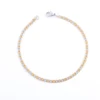 (Argent et Or) Largeur 3,0 mm