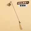 CFA-grade wooden-handled spring cat toy