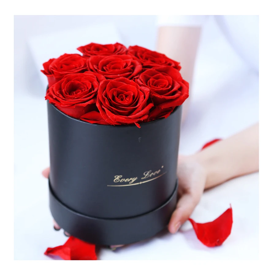 Wholesale Decoration Flower A Grade Preserved Roses In Gift Box For