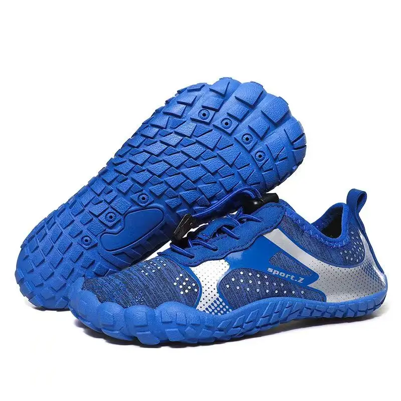 Custom Water Shoes Beach Barefoot Shoes Wide Toe Five Finger Swim Shoes ...