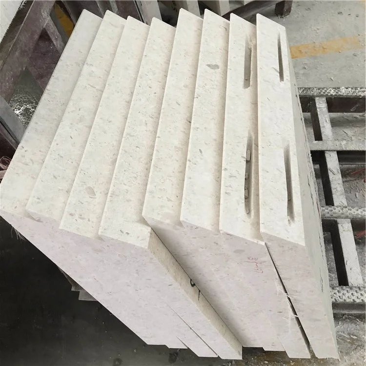 Съвременен дизайн на вила, хотел и църква – външна стена от варовик с матирана повърхност