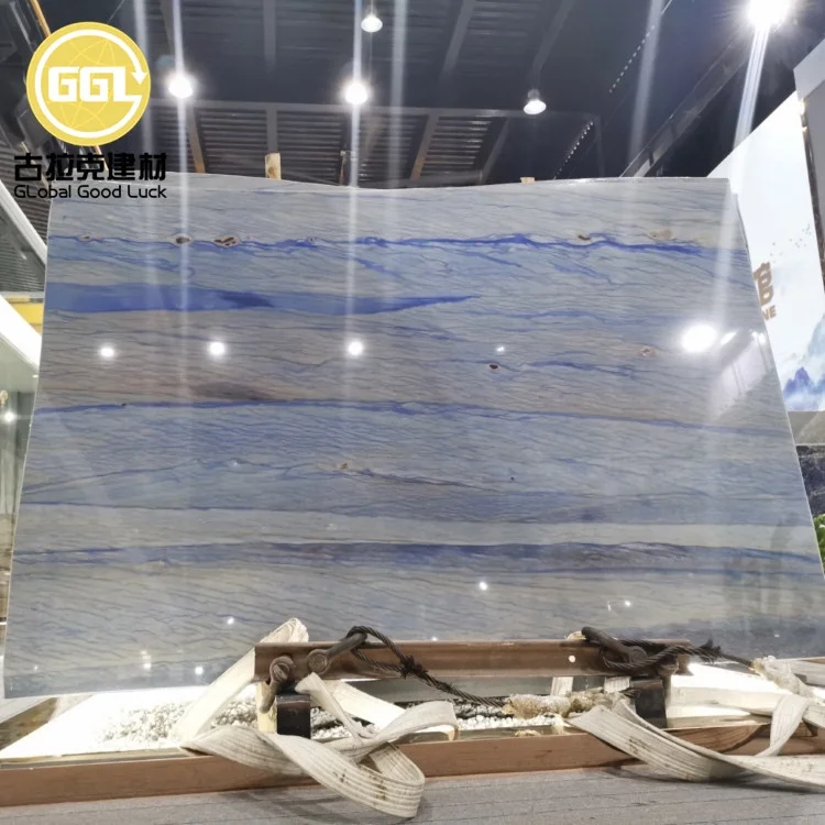 Royal blue marble, exotic blue marble onyx big slab