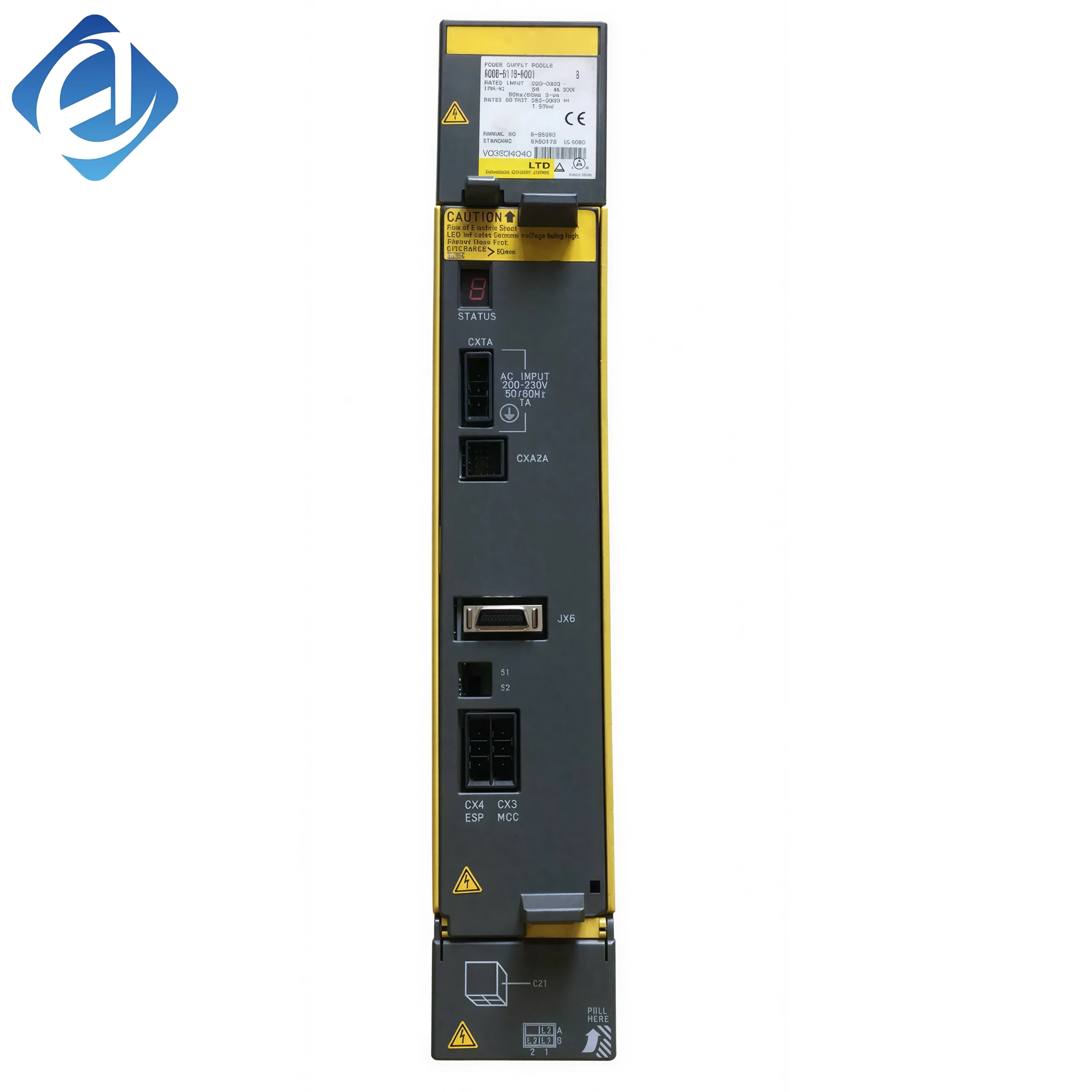 New Original A06B-6115-H001 This servo amplifier is part of A06B series for industrial CNC equipment. It provides power and precise control for servo motors. It features stable operation, quick response and reliable overload protection.
