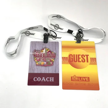 Customized design Offset Printing Plastic Badge Backstage Passes Event Staff Pvc Card
