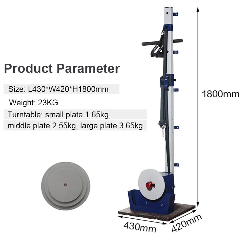 Home Gym Vertical Resistance Trainer Eccentric Flywheel Training with Iron Centrifuge Pully Strength Training Machine