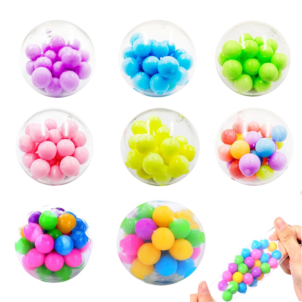 Wholesale Hot Sell Squishy Stress Toy Balls With Dna Colorful Beads ...