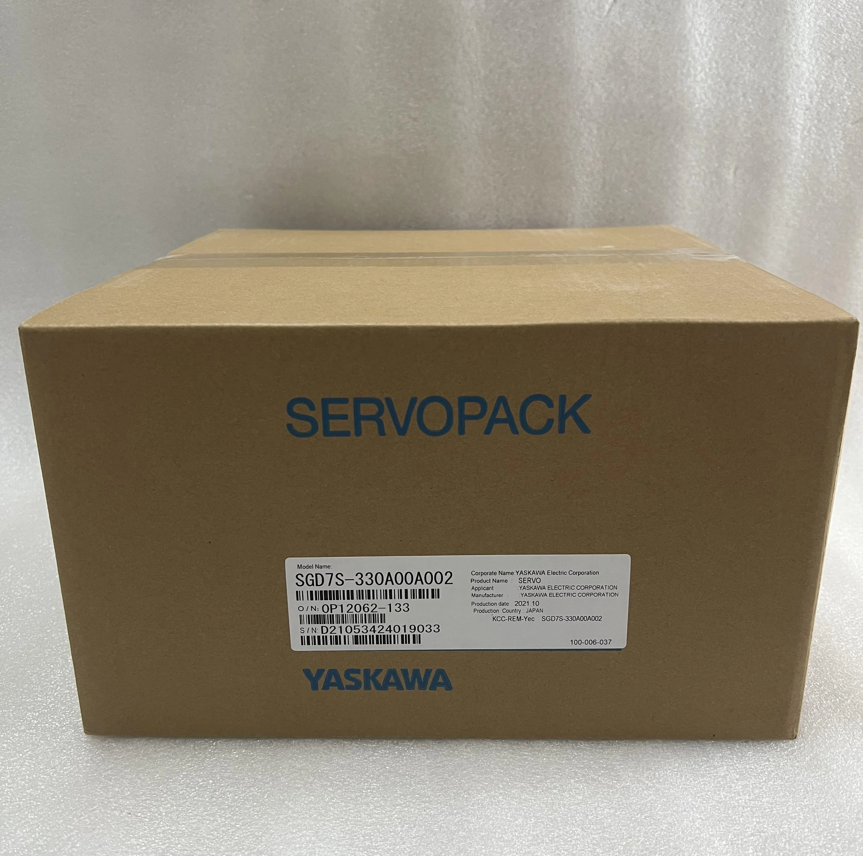Yaskawa SERVOPACK AC Servo Drive SGD7S-330A00A002 Yaskawa SERVOPACK AC Servo Drive SGD7S-330A00A002