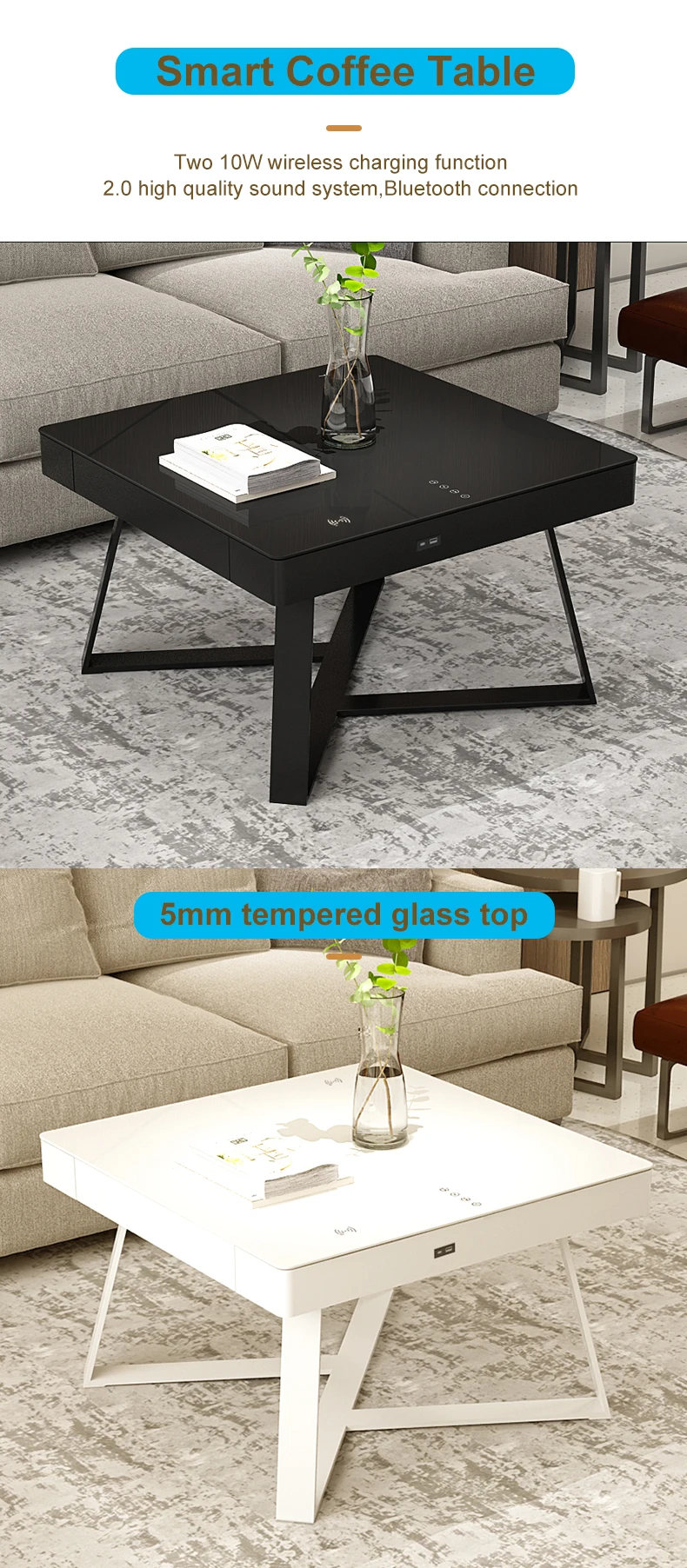 Smart Touch Desks 2024 Hot Selling Multifunctional Home Quality Speaker