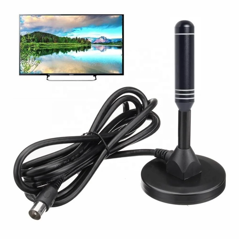 Домашняя 12dBi DVB-T DVB T2 антенна магнитное крепление VHF UHF ТВ для