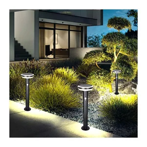 Vertak Decorative Outdoor Solar Lamp for Garden Landscape Outdoor Led Garden Bollard Lights