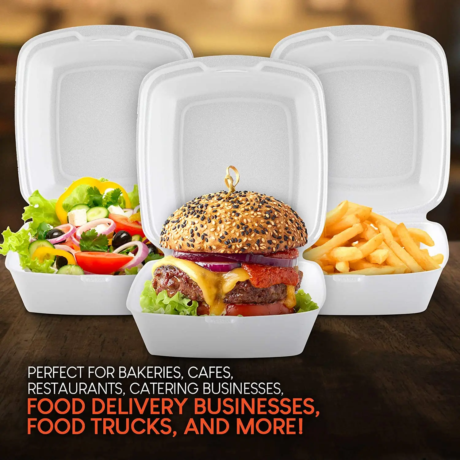 Disposable Biodegradable Take Away Food Container 3 Compartments Pulp ...