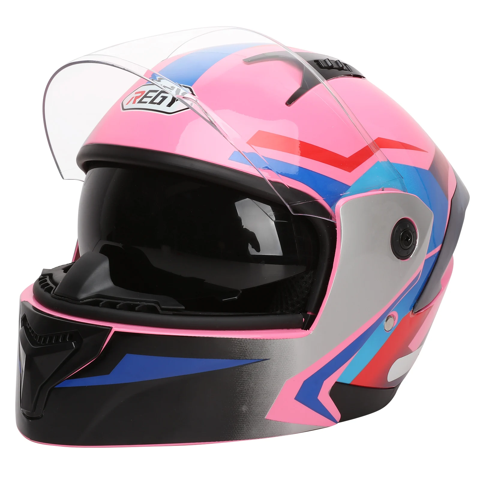 Big Full Face Flip up ABS Bike Certified Cat Ear Headset Adult Blue Color Custom Made Low Prices Motorcycle Helmet Big Full Face Flip up ABS Bike Certified Cat Ear Headset Adult Blue Color Custom Made Low Prices Motorcycle Helmet