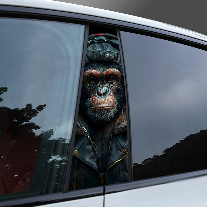 Universal Joker Vinyl Decals for Car B-Pillar Waterproof Auto Center Car Window Pillar Vinyl Decals for Car Pillar Sticker