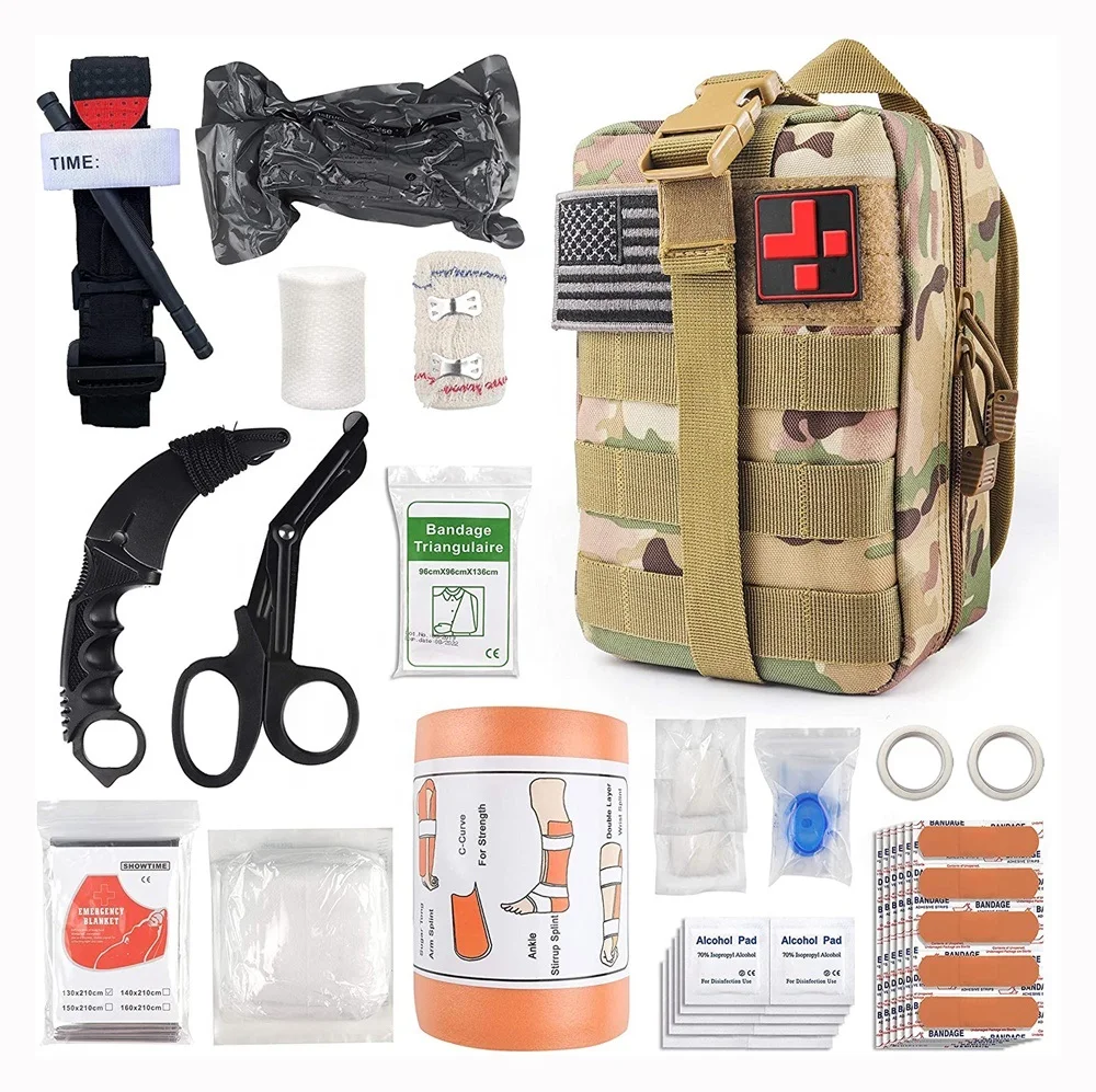 Emergency Medical Tactical Trauma Outdoor Camping Hiking Portable 90