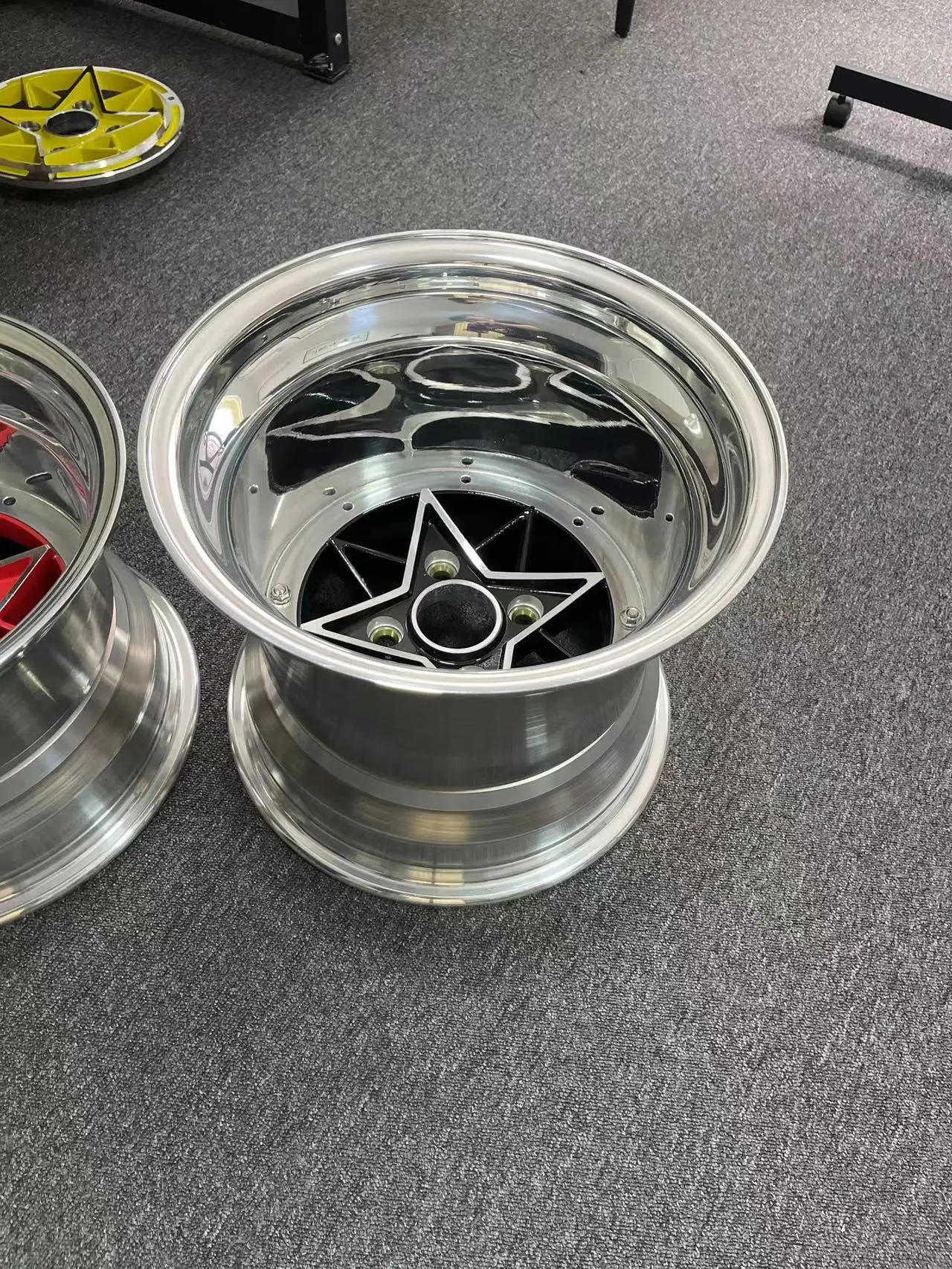 14X8 ET0 4X100 Gold CENTER DISC JDM Wheel - MK1 SSR LONG