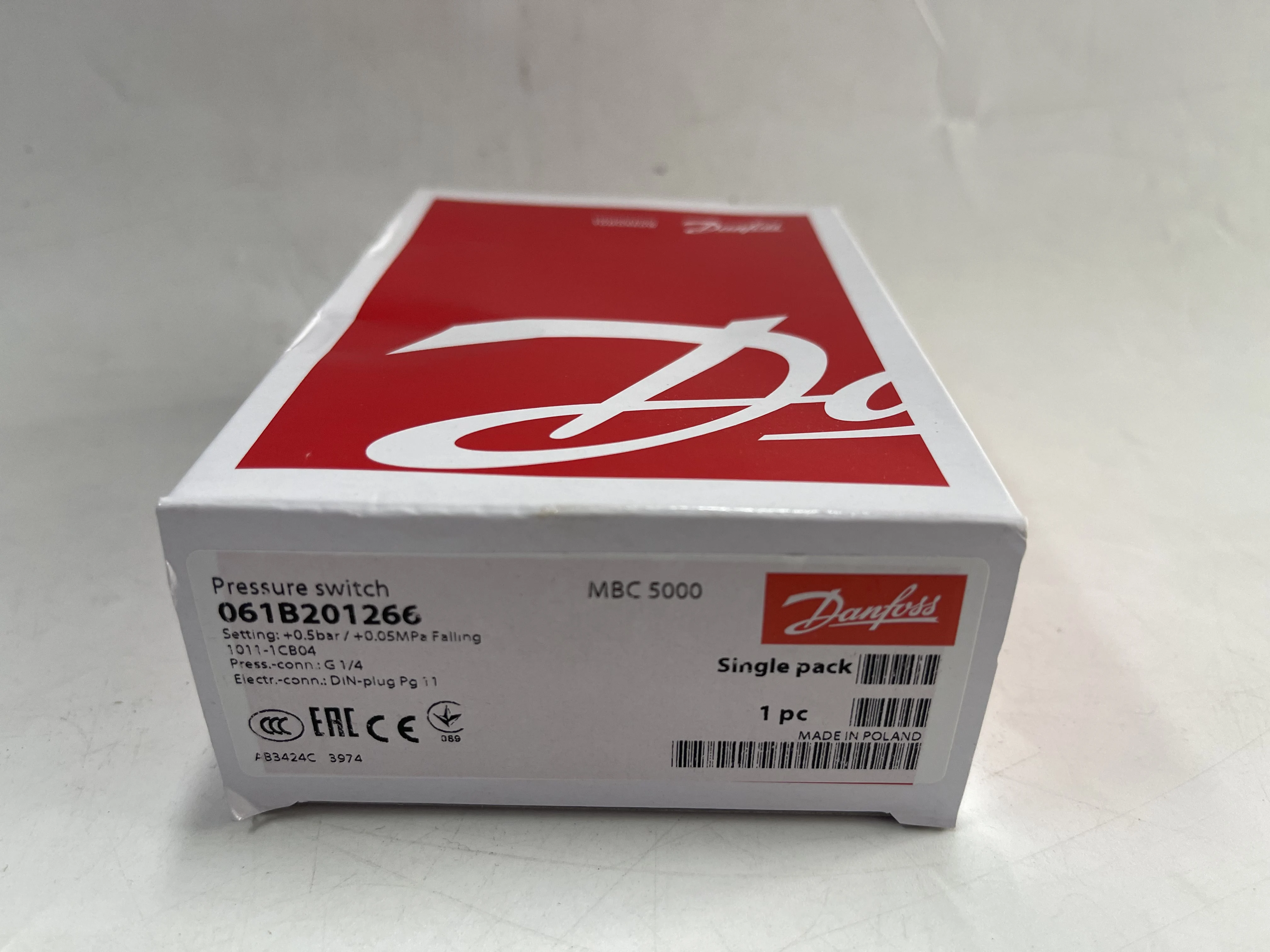 Danfoss Pressure Switch MBC5000-1011-1CB04