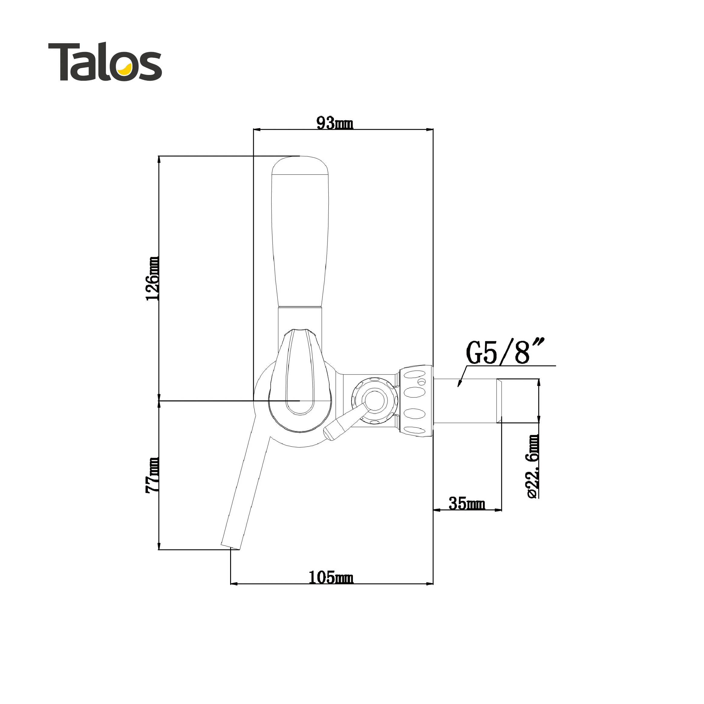 TALOS Hard Ball Beer Taps for Sales in Good Quality Use Column
