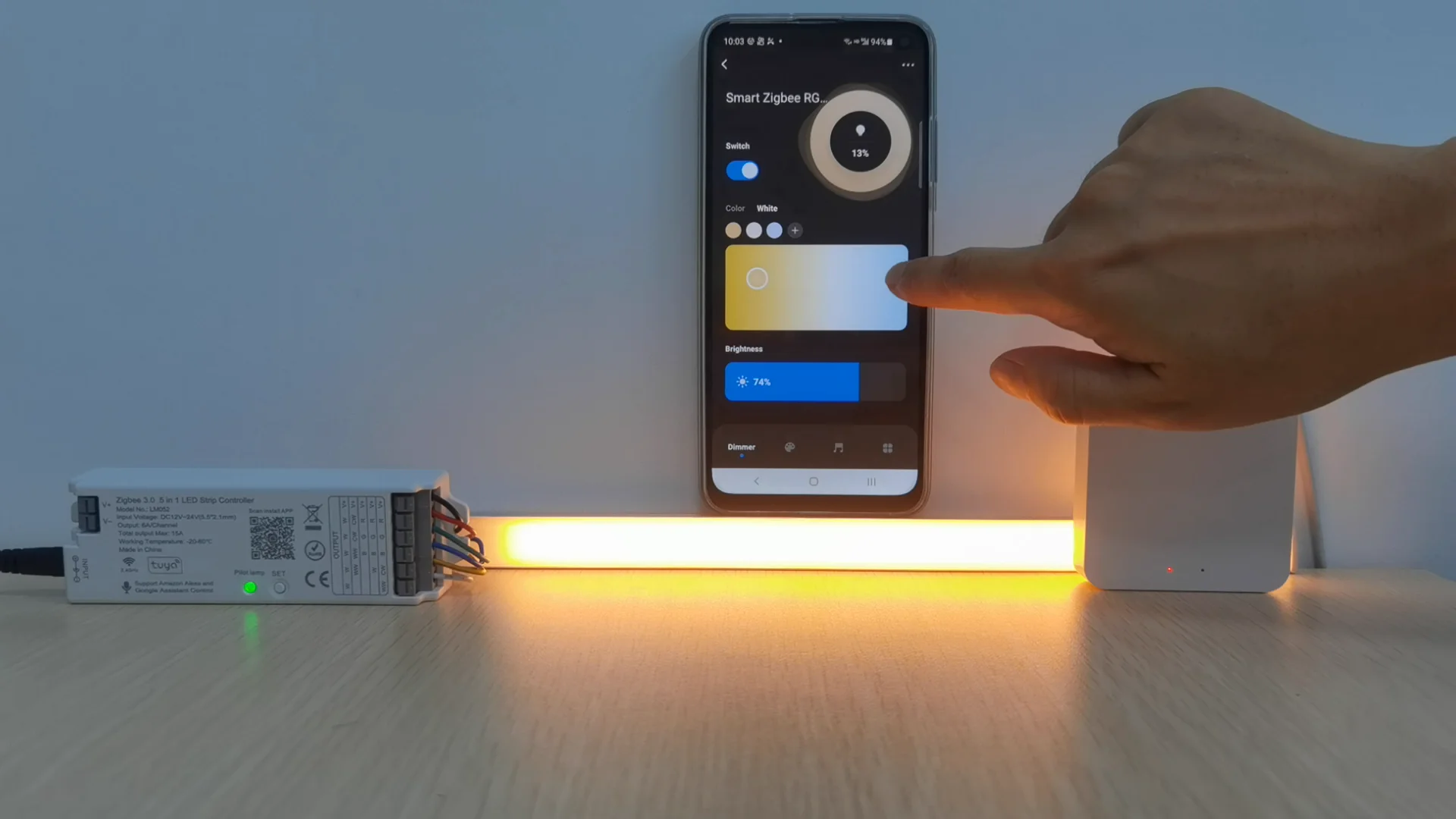 Lm052 Tuya Zigbee 5 In 1 Led Controller For Constant Voltage Led Strip