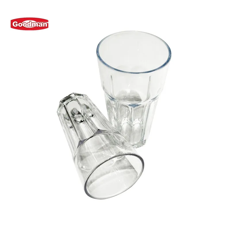 12 oz. Plastglasglas, polykarbonat, klar, DR3014CL