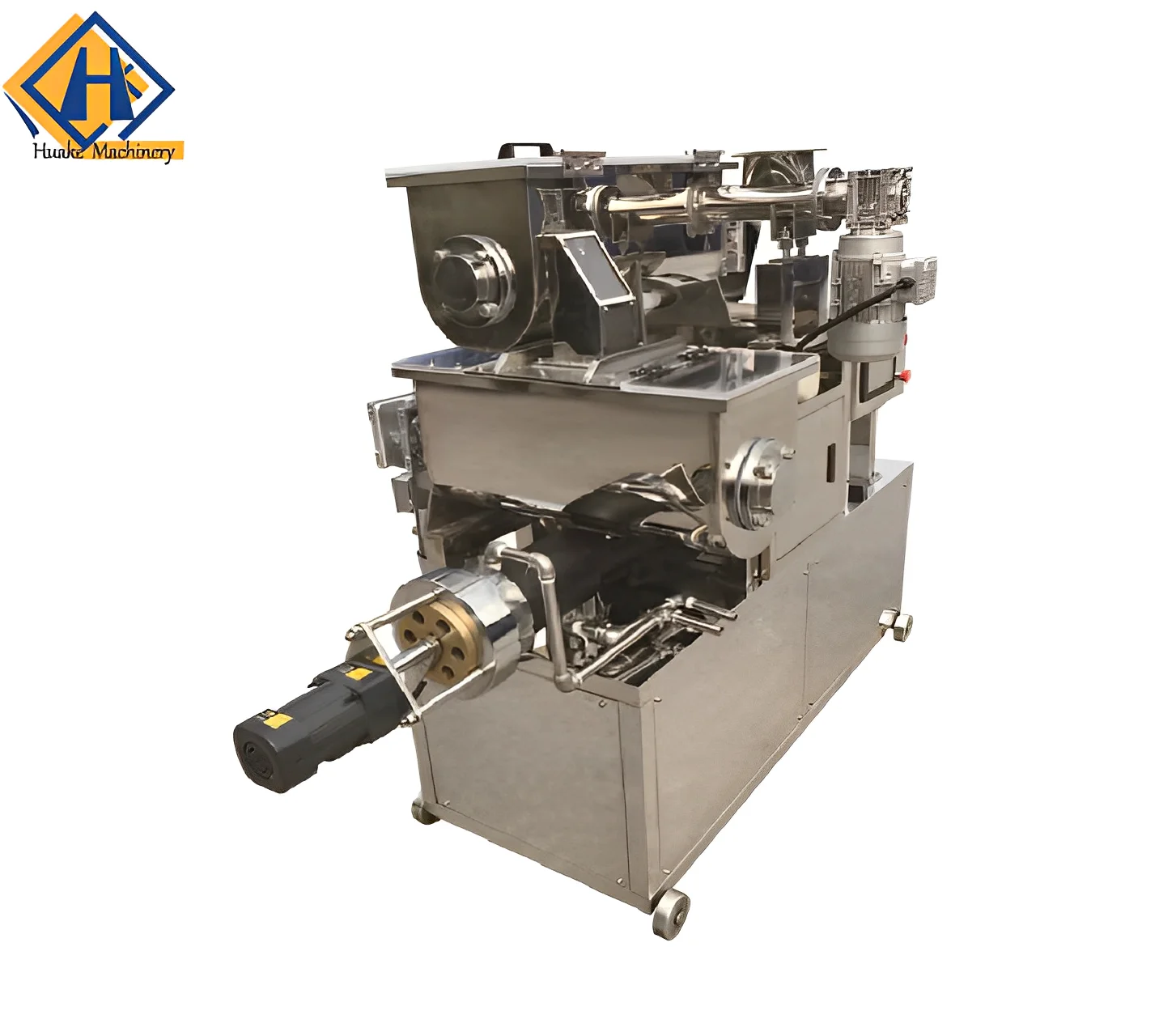 Professional Pasta Extruder Machine 50kg/hr Dough Extruder Pasta Line