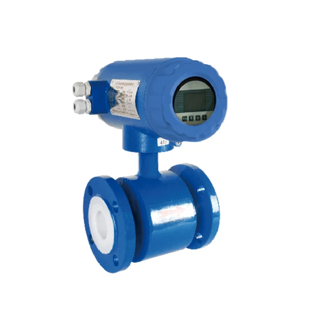 Industrial wastewater electromagnetic flowmeter liquid digital 4~20mA output RS485 electromagnetic Remote transmission flowmeter