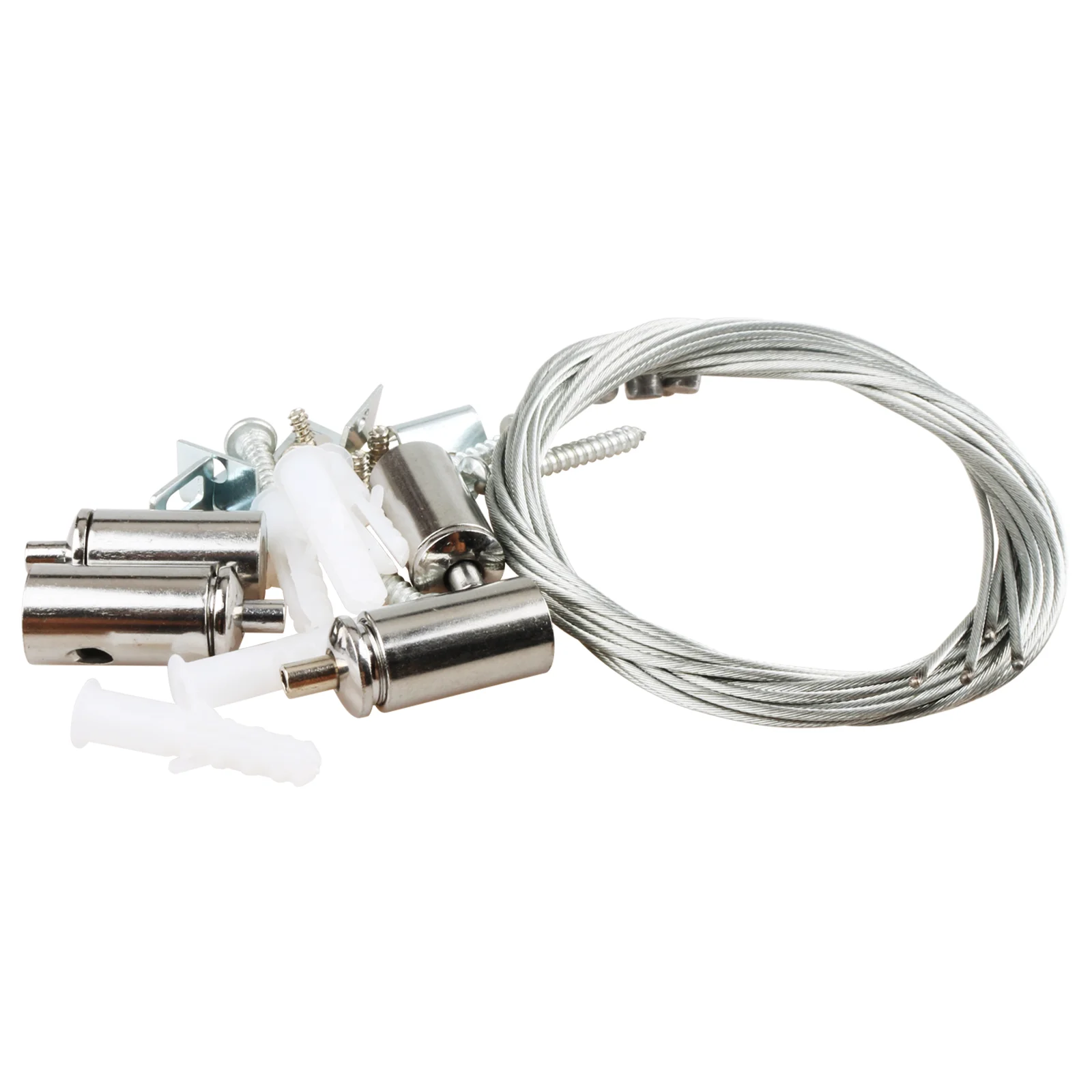Suspension cable for panel lights with height adjustment, durable material and easy installation, ideal for lighting