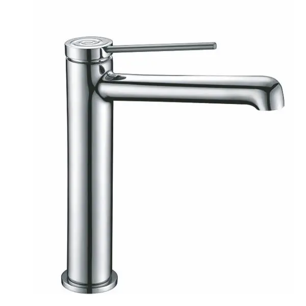 Inc Handle Cold Water Deck-Mounted Basin Mixer Modern Brass Faucet