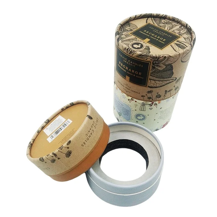 Elegant Custom Printing Candy Round Paper Box for Wedding Gift