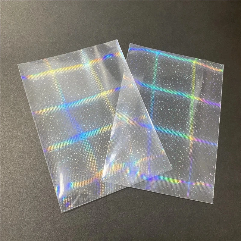 50ct Holographic Card Sleeves Laser Flashing Card Protector Standard