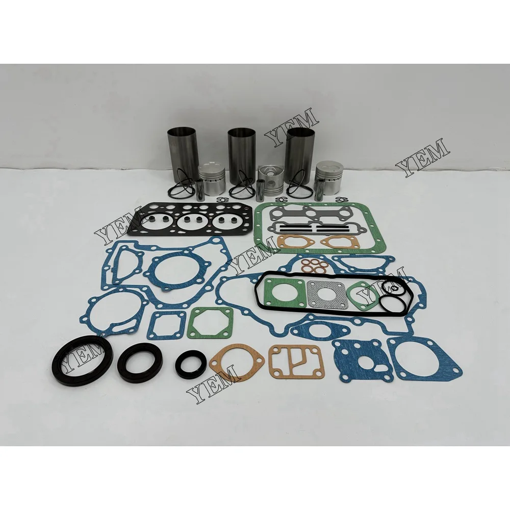 K3E Overhaul Gasket Kit With Cylinder Gaskets Piston Rings Liner for Mitsubishi Engine Parts