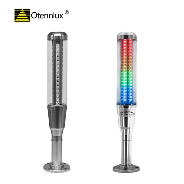 High Efficiency Machine Tool Flashing Light Twinkle Light Red Yellow Green Blue 4 Layers 24V DC Flash Led Light Tower Lamp