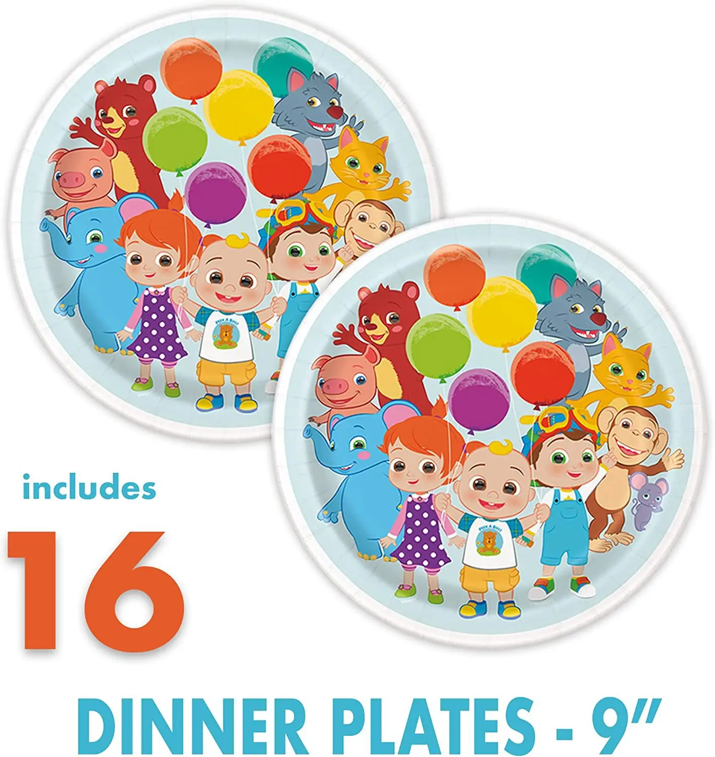 Amazon Hot Sale Cocomelon Theme Party Decoration Disposable Paper Tray ...