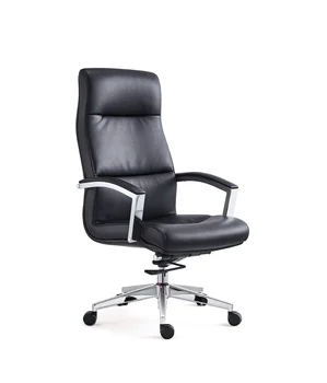 New High Quality Executive Chair Genuine Leather High back Swivel Office Chair