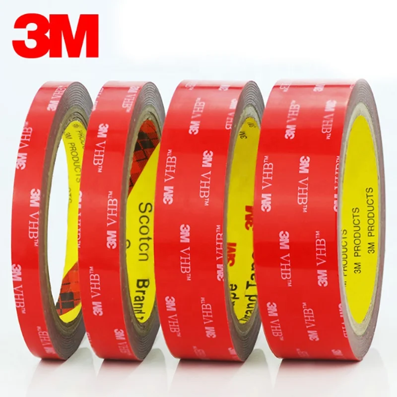 
 Car Special Double sided Tape 3M 5608 VHB Gray Strong Acrylic Foam Tape 0.8mm Thickness 3M Double Face Adhesive Wall Decoration  