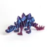 Stegosaurus skeleton [blue-purple]